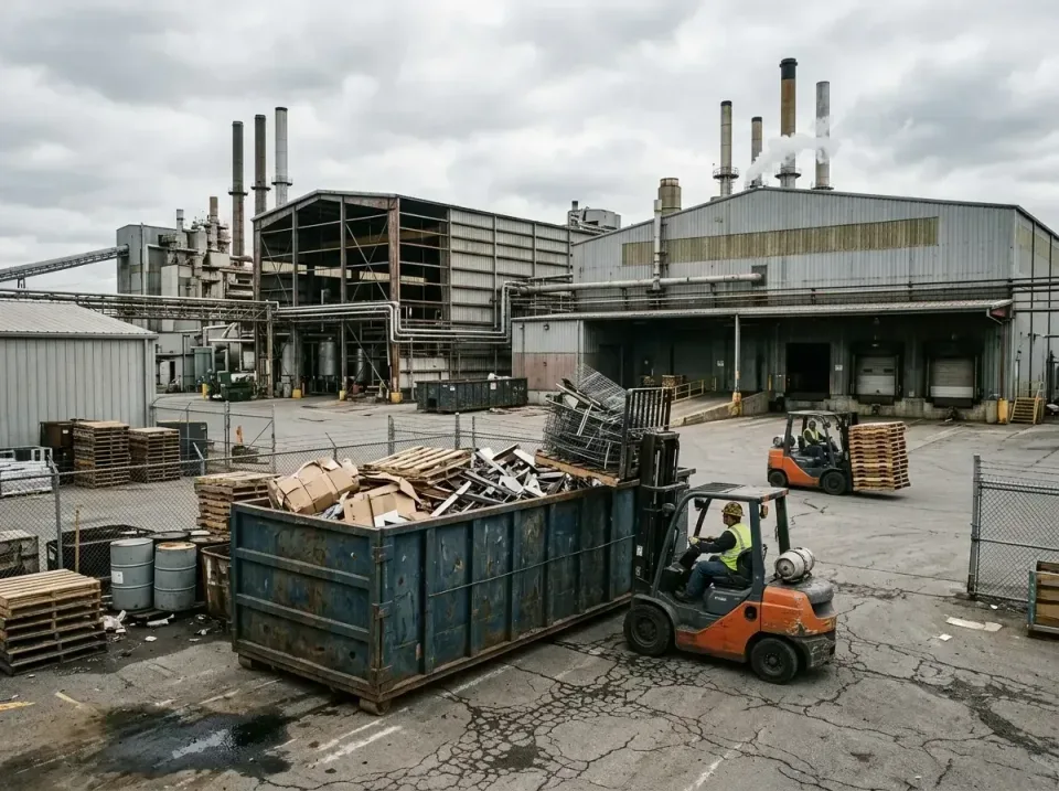 industrial-factory-scrap-conta-003 — frequently asked questions, Cheap Roll-off Dumpster Rentals in Owosso, MI